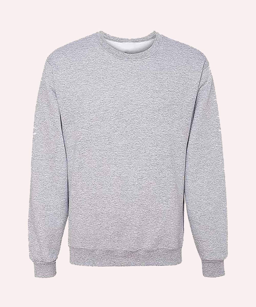 Crewneck blank customizable apparel sample