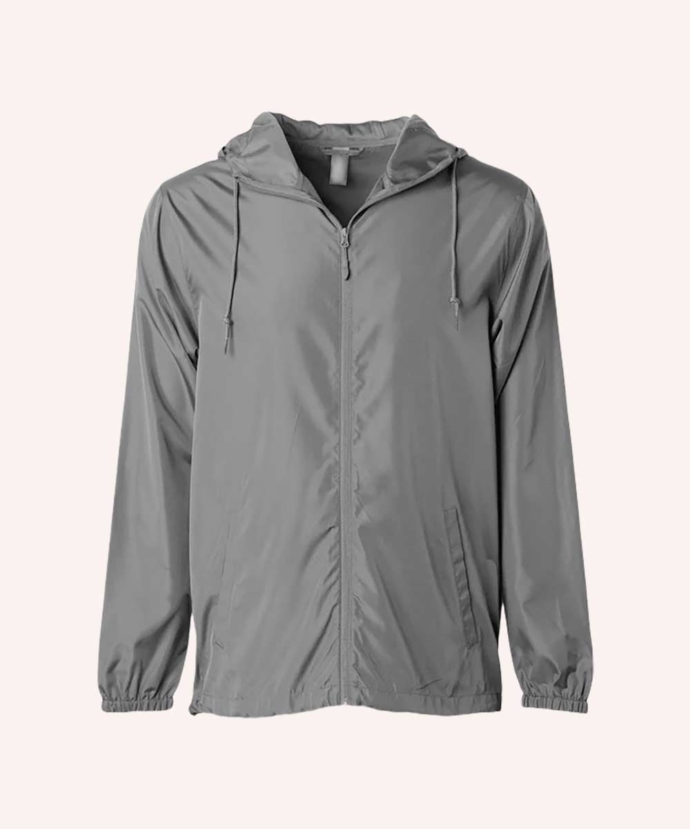 Windbreaker blank customizable apparel sample
